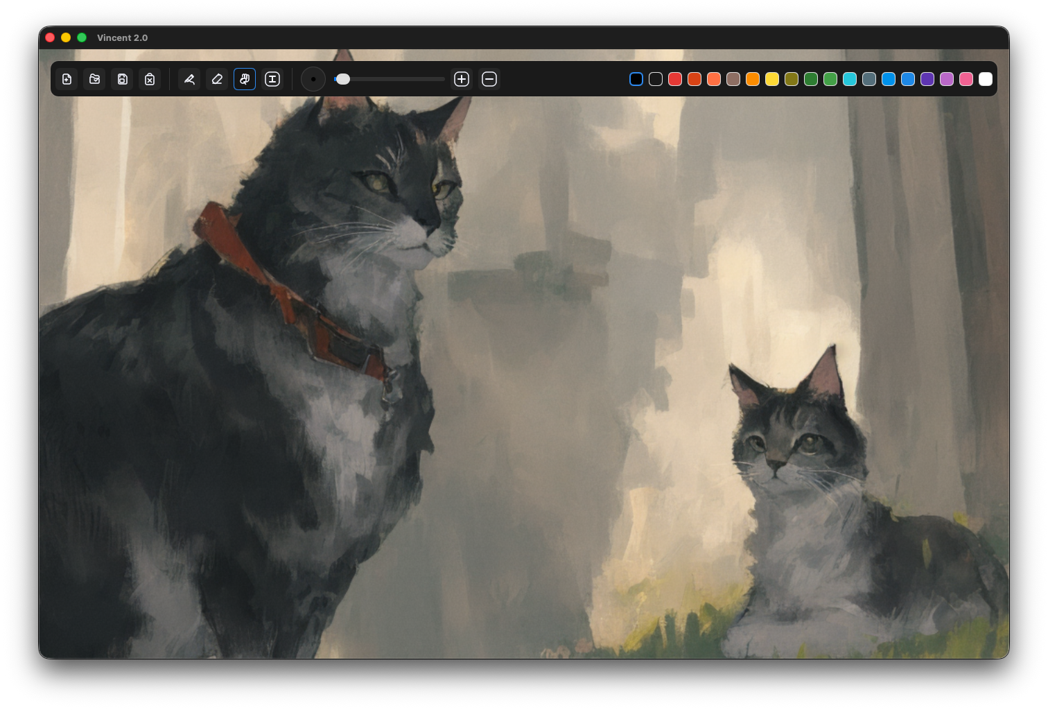 painting with Vincent